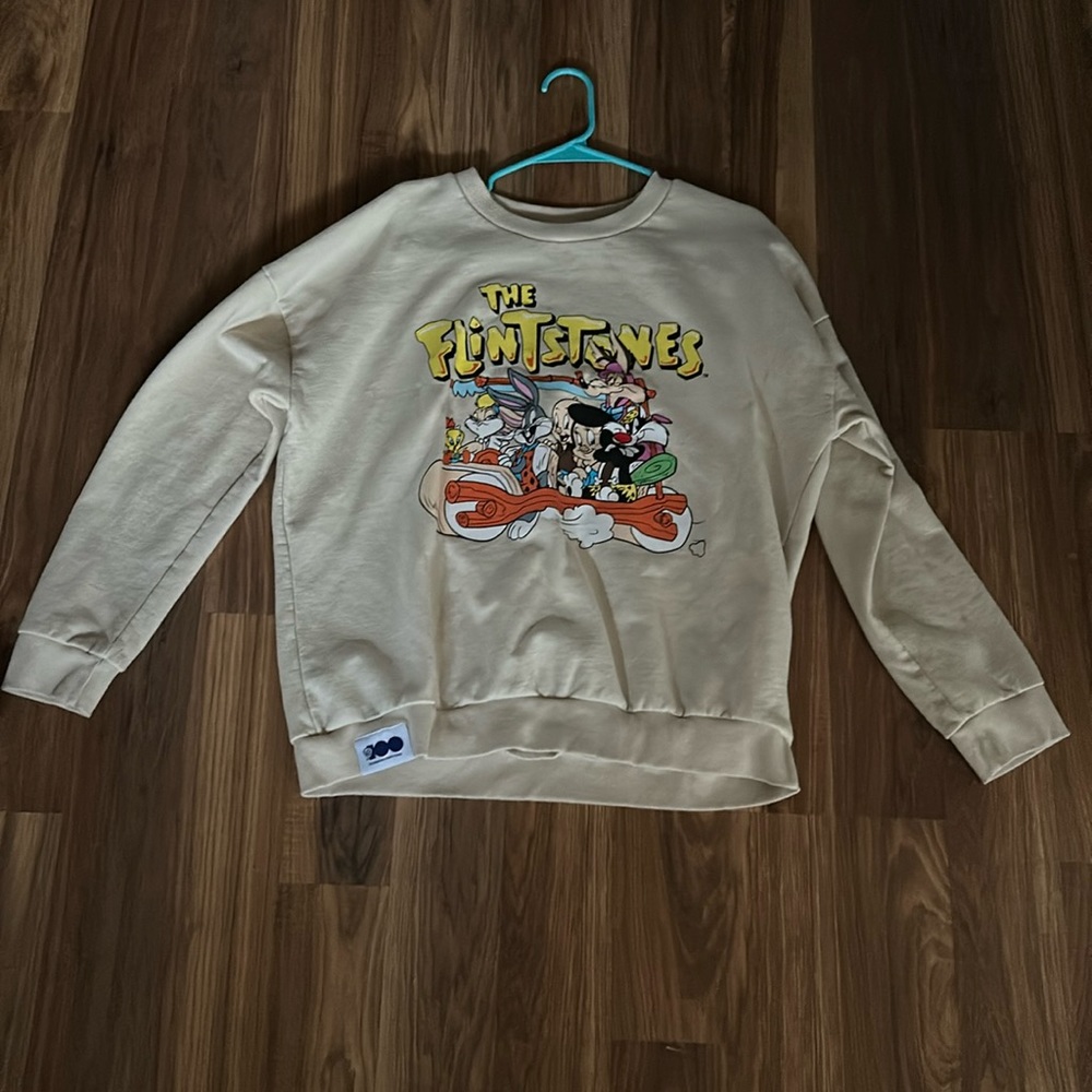 Creamy, graphic, sweatshirt